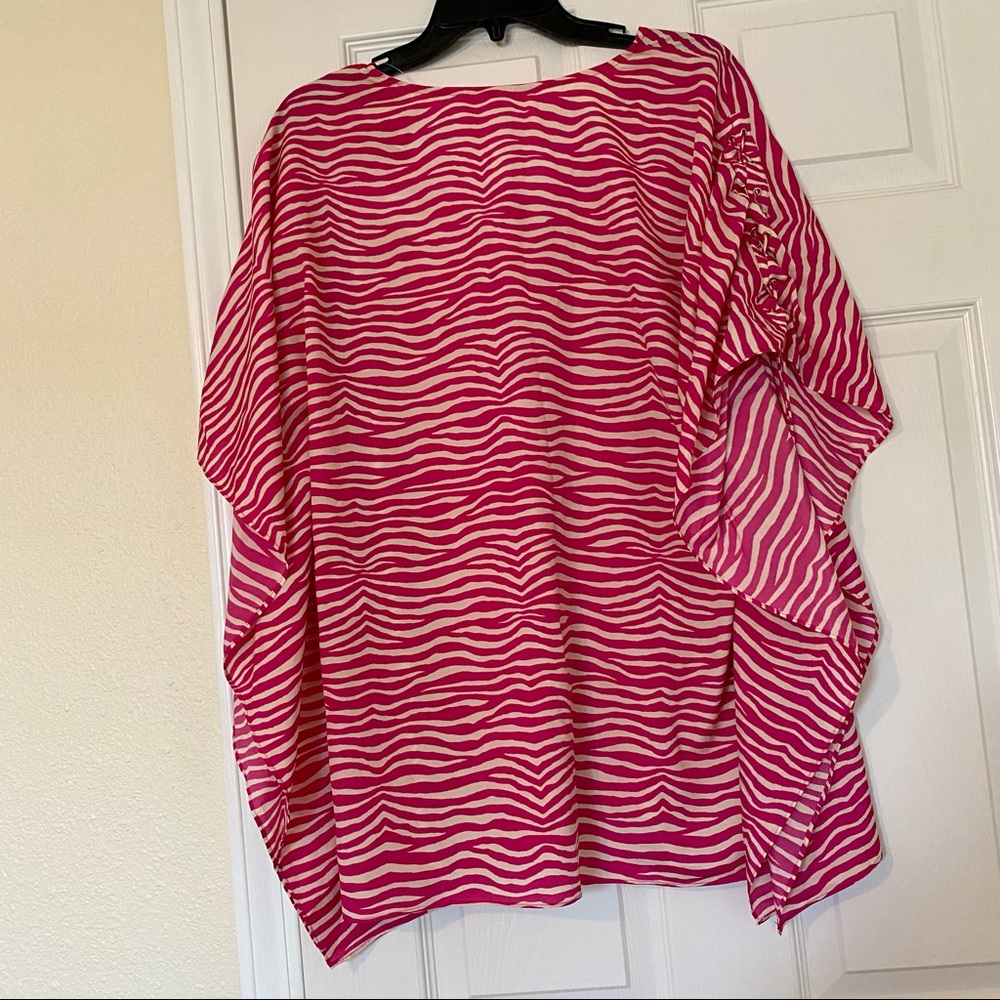 Michael Kors White / Pink kimono . Size S/M - Picture 2 of 6